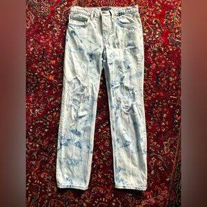 RAMY BROOK acid‎ wash denim in light wash sz 24